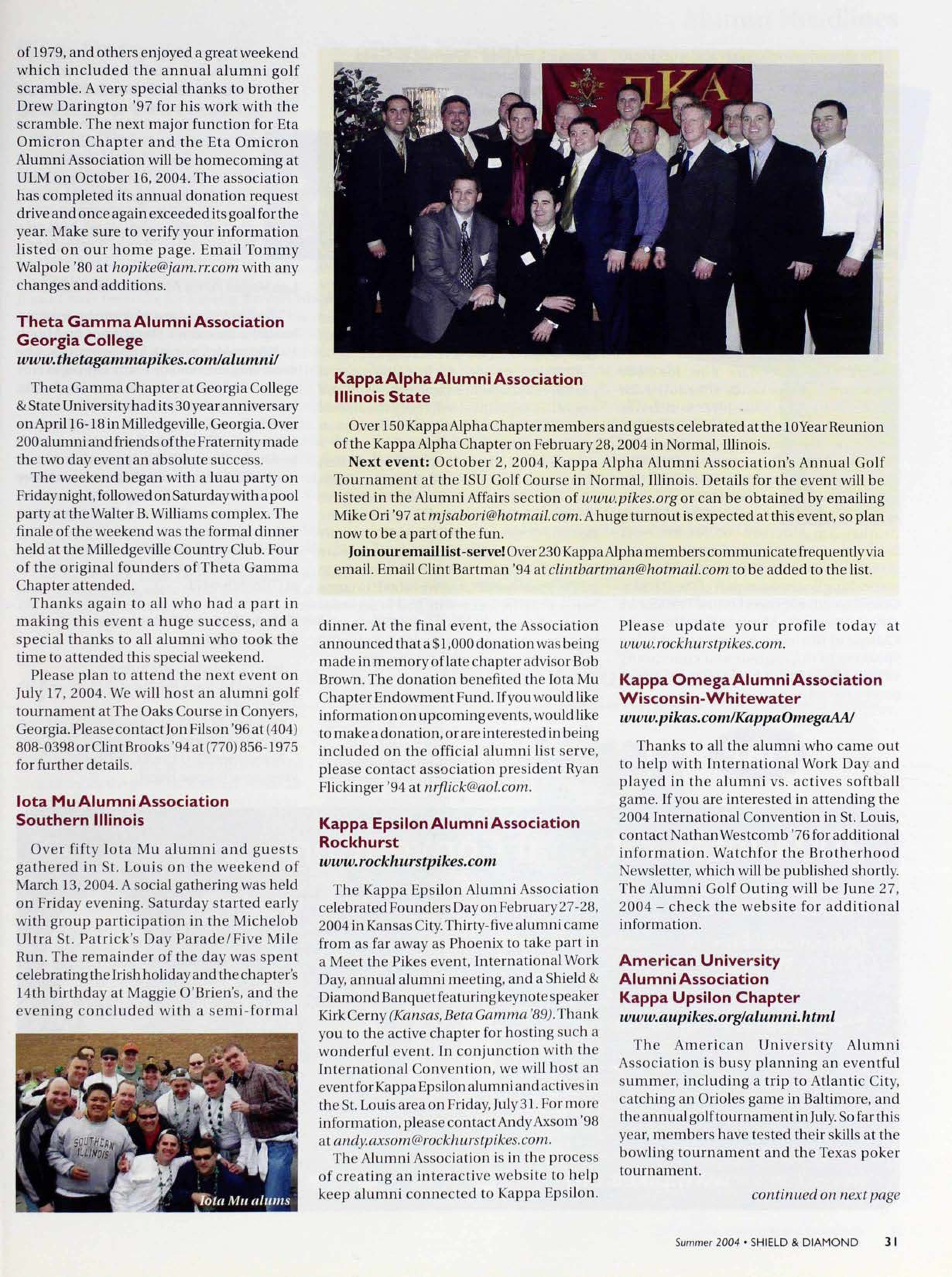 Kappa Alpha Alumni Association Illinois State